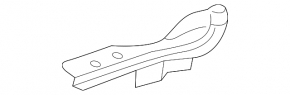Right hood hinge Chevrolet Volt 16-