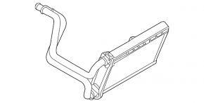 Nissan Rogue 22-26 Heater Radiator