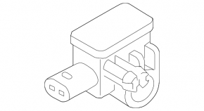 Airbag sensor rear left Porsche Macan 15-