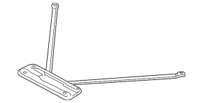 Rear underbody strut BMW 4 F36 14-18 Gran Coupe
