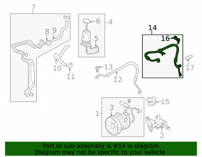 Subaru B9 Tribeca Power Steering Hose