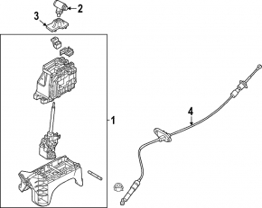 Kia Sportage 23-26 2.5 Automatic Transmission Shifter