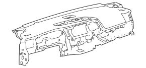 Dashboard front panel bare Toyota Highlander 14-19 black