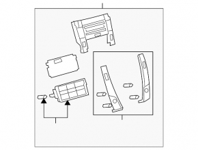 Climate control Lexus ES350 07-07 scratches, abrasions
