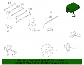 Module srs airbag computer airbags Mini Cooper Countryman R60 10-16