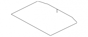 Boot floor Mitsubishi Outlander Sport ASX 10-17 black, type 1