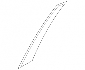 Nissan Murano 25-26 black front right side door trim