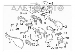 USB Hub Toyota Camry v70 21-24