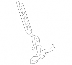 Right hood hinge for Porsche Macan 15-26