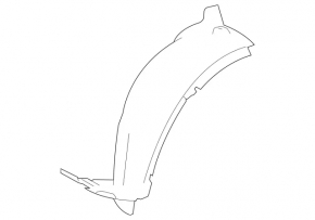 Front left mudguard front part Mercedes W164 ML