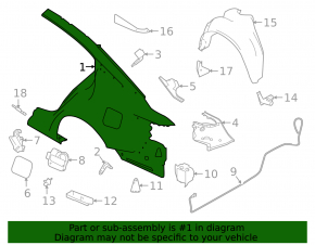 Quarter wing rear right Nissan Altima 19-24 blue, pokes