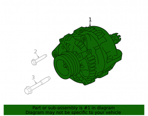 Generator Ford Mustang mk6 15-17 5.0 mcpp