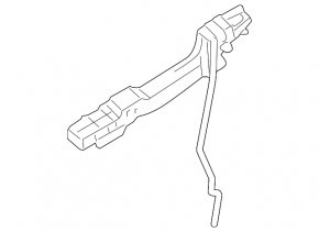Rear left door handle mechanism Mazda6 09-13