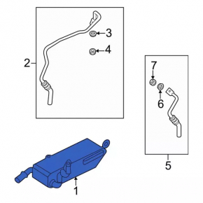 Lincoln Corsair 20-25 Automatic Transmission Cooling Radiator