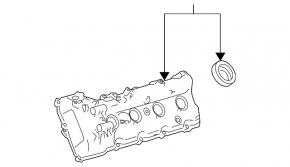 Left Valve Cover 3URFE Toyota Sequoia Tundra 08-16 5.7