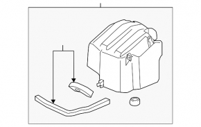 Engine cover left Honda Accord 13-17
