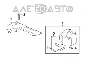 Engine cover left Honda Accord 13-17