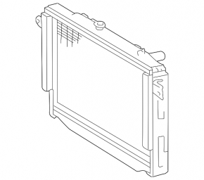 Lexus LX 03-07 water cooling radiator