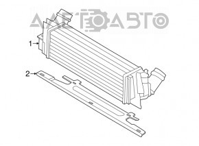 Intercooler BMW X3 F25 11-17 2.0T