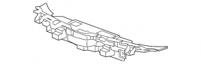 Front bumper mount center upper Chevrolet Malibu 13-15