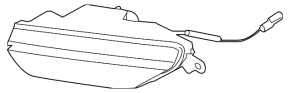 Daytime running lights DRL right Infiniti QX50 16-17