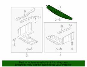 Hyundai Sonata 11-15 hybrid front bumper guard type 1, tears, worn out