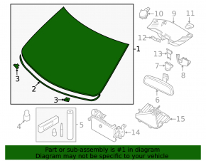 Volvo XC90 16-22 Heated Windshield