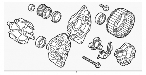 Generator Hyundai Veloster 12-15