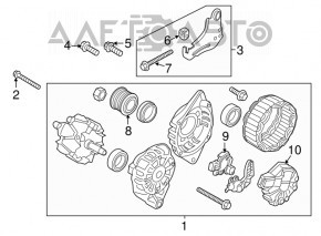 Generator Hyundai Veloster 12-15