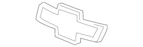 Chevrolet Trax 17-22 Yellow Radiator Grill Emblem