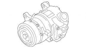 BMW X3 F25 13-17 2.0T Air Conditioning Compressor