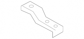 Left fender bracket Honda Clarity 18-21 usa lower