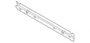 Lower radiator deflector Audi Q5 80A 18-24 3.0T