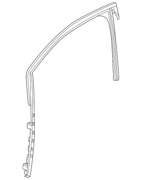 Upper door molding, front left, Chevrolet Equinox EV 24-26