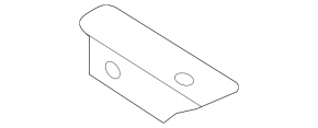 Lower rear bumper reinforcement bracket for Kia Sorento 21-24 HEV, PHEV center