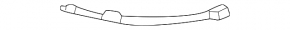 Rear bumper center trim Hyundai Tucson 22-24 chrome