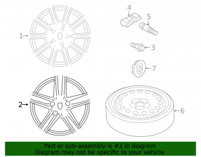 Wheel disk R18 5x130 Porsche Cayenne 958 11-14