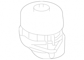 Right engine mount for Mercedes GLS-class X166 15-19 3.0