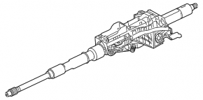 Steering column Mercedes W213 E 17-23 electric with cardan