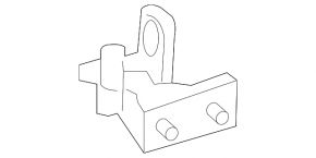 Upper rear right door hinge Mercedes W213 E 17-23