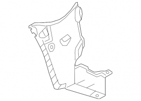 Rear left mudguard rear part Mazda 6 18-21