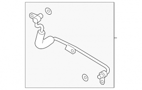 Ford Explorer 20-2.3T Turbocharger Cooling Pipe