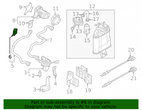 Map Sensor Audi A3 8V 15-20 on the pipe