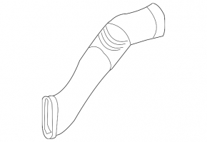 Left air duct Mercedes W164 ML X164 GL petrol