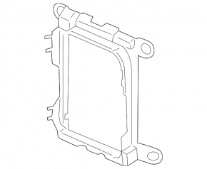 Additional radiator bracket for BMW 3 F30 16-18 B46, B58