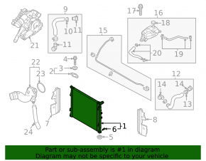 Kia K5 21-24 1.6T Water Cooling Radiator
