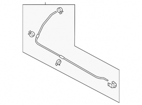 Cooling return pipe to radiator tank Kia K5 21-24 1.6T