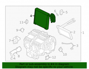 Infiniti QX50 19-25 Evaporator with Temperature Sensor
