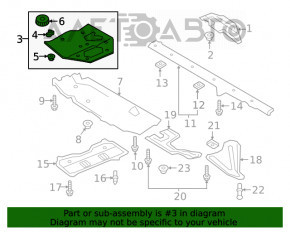 Rear gearbox protection Audi Q8 19-