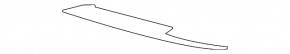 Front bumper grille trim, left, BMW 5 GT F07 10-17 Without M package, 2014-17, luxury